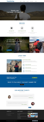 Vacationing a Travel Category Flat Bootstrap Responsive Web Template