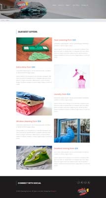 Cleaning Services – Home Service Category Bootstrap Responsive Template