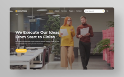 Execution Website Template