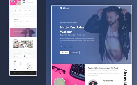 Client a Personal Category Flat Bootstrap Responsive Web Template