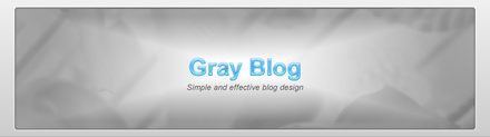 Gray Blog Template