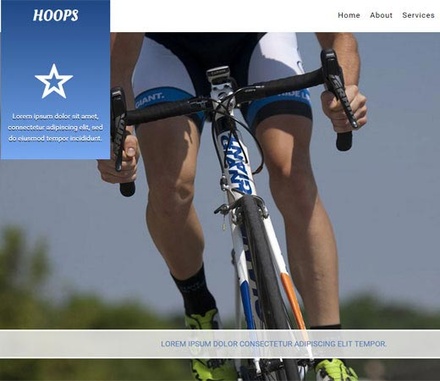 Cycling a Sports Category Flat Bootstrap Responsive Web Template