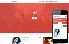 Musicz a Portal Multipurpose Flat Bootstrap Responsive web template