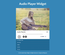 Audio Player Widget Responsive Widget Template