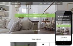 Ambiance an Interior and Furniture Category Flat Bootstrap Responsive Web Template