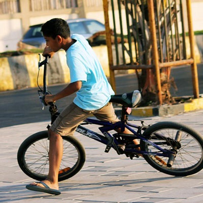 Kids Cycling a Sports Category Bootstrap Responsive Web Template