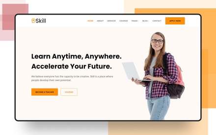 Skill Website Template