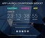 App Launch Countdown Widget a Flat Responsive Widget Template