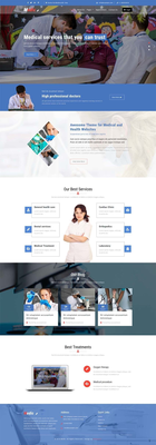 Medic Medical Category Bootstrap Responsive Web Template.