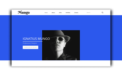 Mungo a Resume Portfolio Flat Bootstrap Responsive Web Template