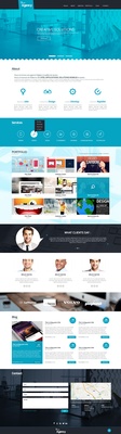 Blue Agency a Corporate Flat Bootstrap Responsive web template