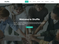 Shuffle - Free Bootstrap One Page HTML Template | BootstrapMade