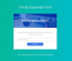 Trendy Subscribe Form a Flat Responsive Widget Template