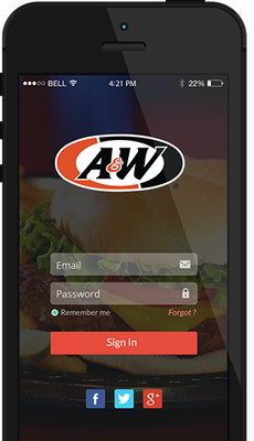 A&W a App Landing Page Bootstrap Responsive web template