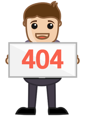 Poses 404 page not found mobile web template