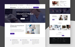 Preventive Website Template