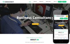 Consultancy a Corporate Category Bootstrap Responsive Web Template