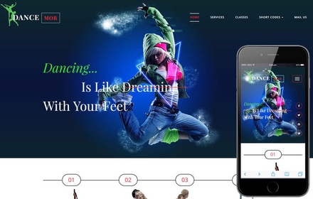 Dance Mob an Entertainment Flat Bootstrap Responsive Web Template