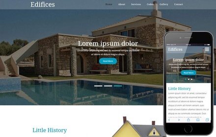 Edifices a Real Estates Category Flat Bootstrap Responsive  Web Template