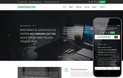 Corporation Corporate Category Bootstrap Responsive Web Template