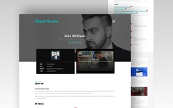 Elegant Resume a Personal Category Flat Bootstrap Responsive Web Template