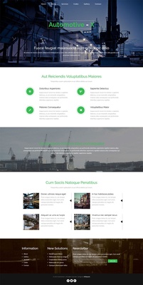 Automotive-x a Industrial Category Flat Bootstrap Responsive Web Template