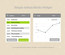 Simple Admin Blocks Responsive Widget Template