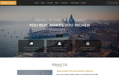 Road Travel – Travel Category Bootstrap Responsive Web Template