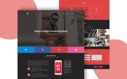 Option a Personal Portfolios Flat Bootstrap Responsive Web Template