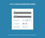 Flat Login And Register Forms A Flat Responsive Widget Template