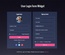 User Login Form Widget  Responsive Widget Template