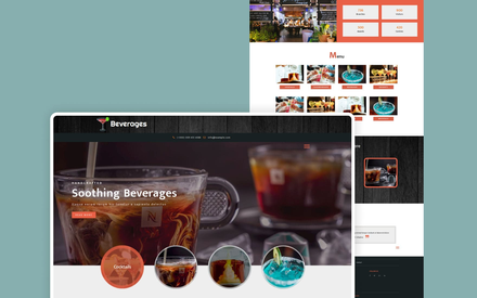 Beverages Restaurant Category Bootstrap Responsive Web Template