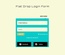 Flat Drop Down Login Form Responsive Widget Template