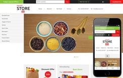 Grocery Store – Ecommerce Category Flat Bootstrap Responsive Website Template