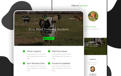 Dairy Farm An Agriculture Category Email Template