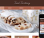 Food Fantasy web and mobile website template for free