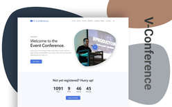 V-Conference a Corporate Website Template