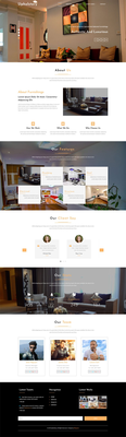 Upholstery Interior Category Bootstrap Responsive Web Template