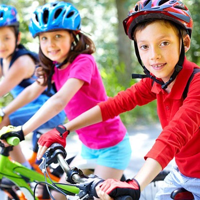 Kids Cycling a Sports Category Bootstrap Responsive Web Template