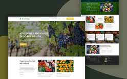 Bio Crop Website Template