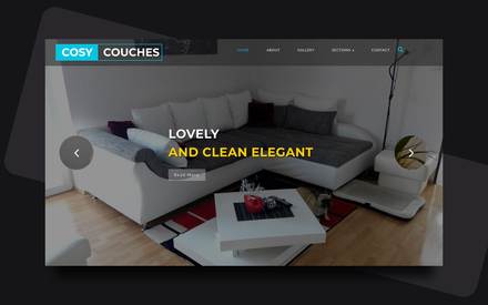 Cosy Couches an Interior Category Bootstrap Responsive Web Template