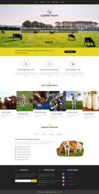 Cattle Farm an Agriculture Category Flat Bootstrap Responsive Web Template