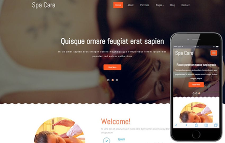 Spa Care a Beauty and Spa Category Flat Bootstrap Responsive Web Template