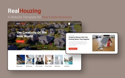 Real Houzing a Real Estate Website Template