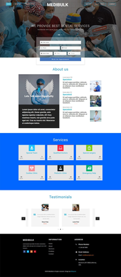 Medibulk Medical Category Bootstrap Responsive Web Template