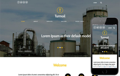 Turmoil an Industrial Category Flat Bootstrap Responsive Web Template