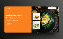 Bistros a website template for hotels and restaurants