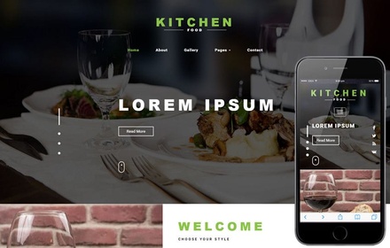 Kitchen Food a Restaurants Category Bootstrap Responsive Web Template