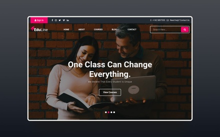 Eduline Website Template