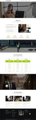 Comprised Corporate Category Bootstrap Responsive Web Template